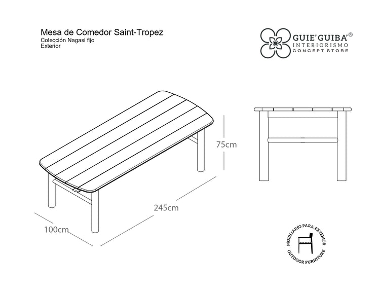 MESA SAINT-TROPEZ