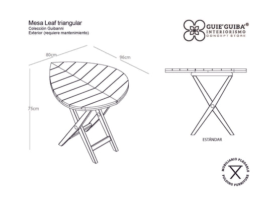 MESA LEAF TRIANGULAR