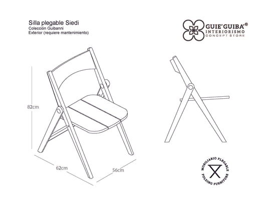 SILLA SIEDI RANURADA