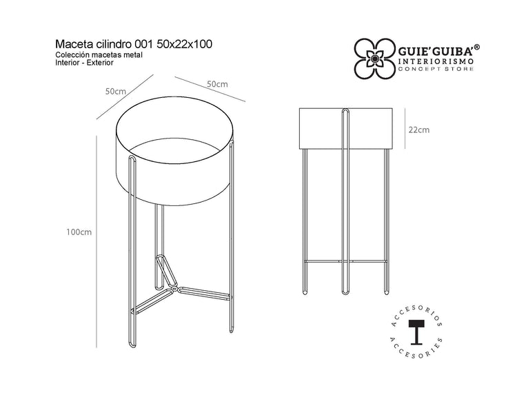 MACETA CILINDRO 001