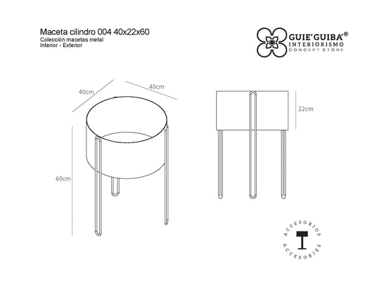 MACETA CILINDRO 004