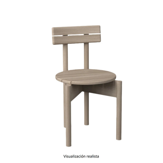 SILLA WABI RANURADA